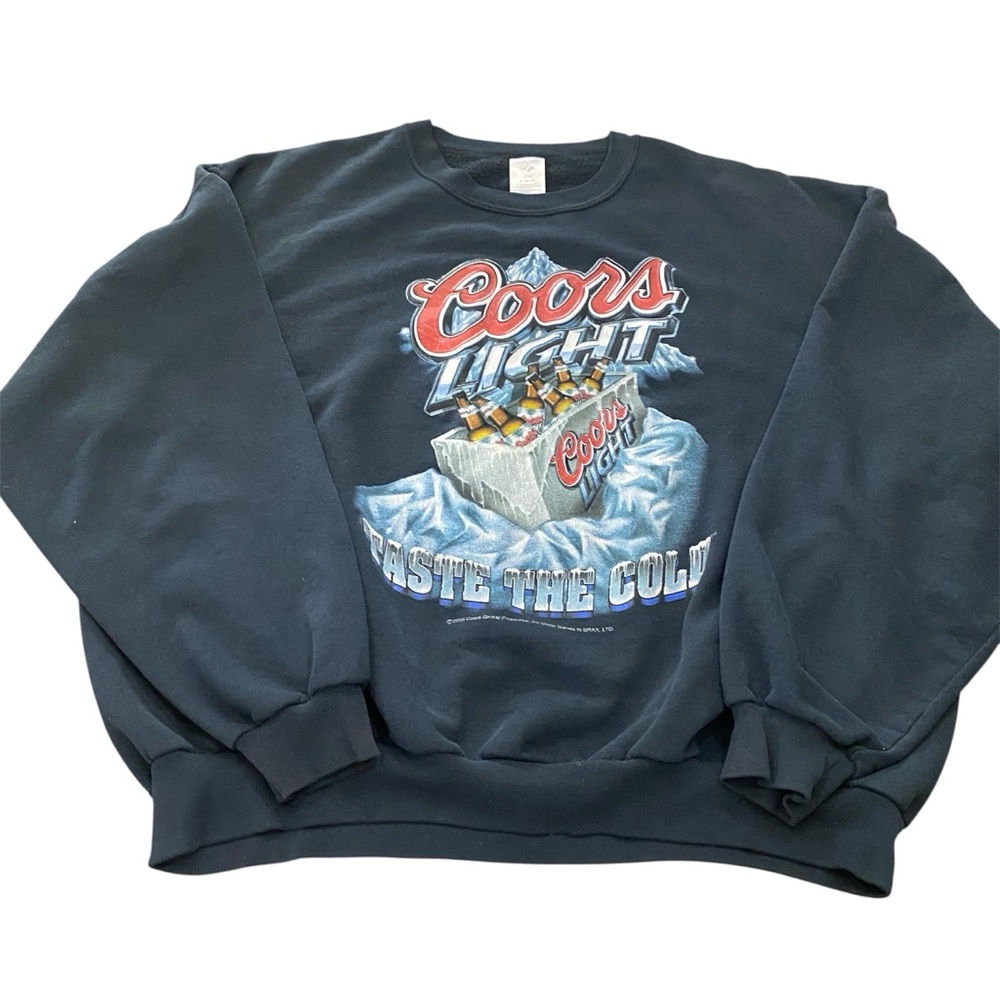 Vintage Coors Light "Taste the Cold" Crewneck Sweatshirt